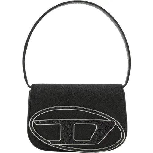 Schwarze Logo Fronttasche , Damen, Größe: ONE Size - Diesel - Modalova