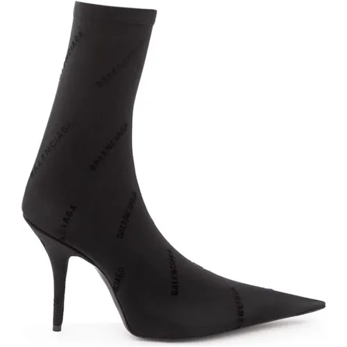 Elegant Statement Boots in Spandex , female, Sizes: 6 1/2 UK - Balenciaga - Modalova