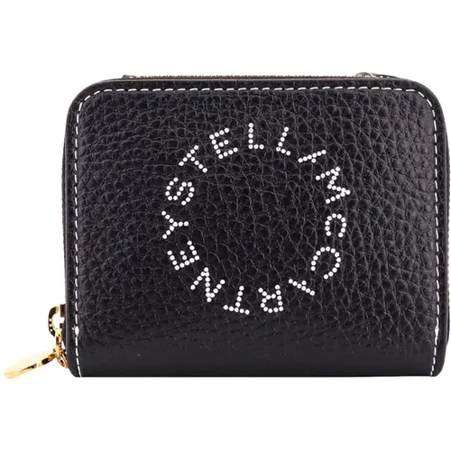 Wallet with Zip Closure and Adjustable Strap , female, Sizes: ONE SIZE - Stella Mccartney - Modalova