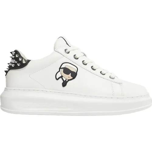 Weiße Leder Sneakers Kapri Kl62529N - Karl Lagerfeld - Modalova