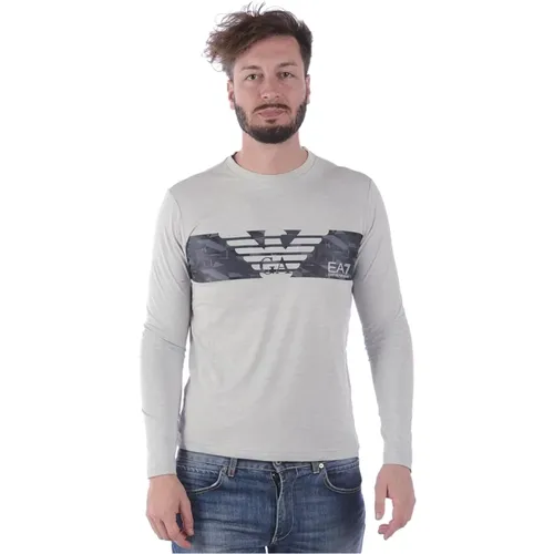 Gemütlicher Strickpullover , Herren, Größe: S - Emporio Armani EA7 - Modalova