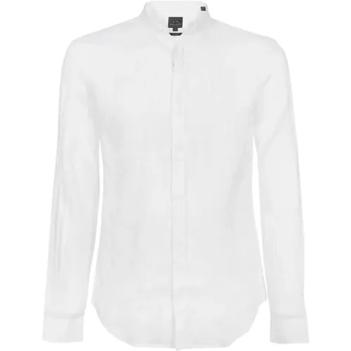 Korean Collar Shirt , male, Sizes: XL - Armani Exchange - Modalova