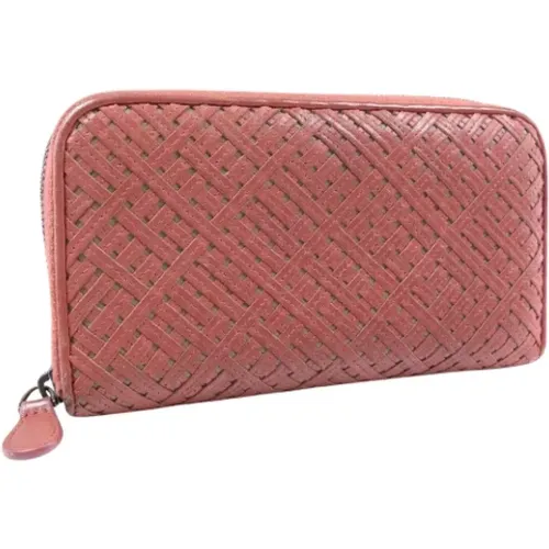 Pre-owned Leather wallets , female, Sizes: ONE SIZE - Bottega Veneta Vintage - Modalova