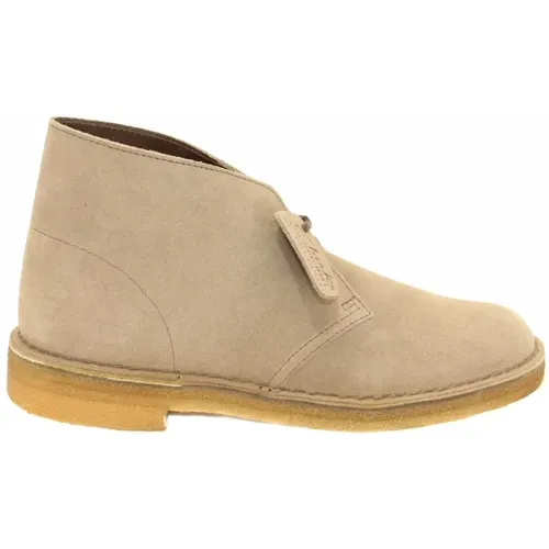 Suede Leather Low Boot for Men , male, Sizes: 10 UK, 8 1/2 UK, 9 UK, 6 UK, 11 UK, 10 1/2 UK, 7 UK, 7 1/2 UK - Clarks - Modalova