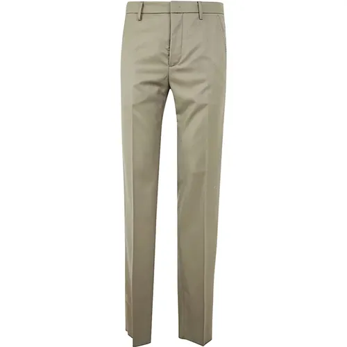 Khaki Flat Front Trouser , male, Sizes: S - ETRO - Modalova