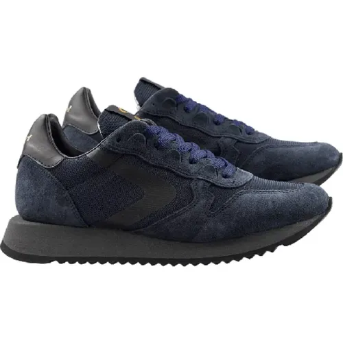 Blaue Cordura Sneakers , Herren, Größe: 42 EU - Valsport 1920 - Modalova