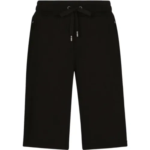 Cotton Jersey Sweat Shorts , male, Sizes: M, 3XL, L, 2XL, XL, S - Dolce & Gabbana - Modalova