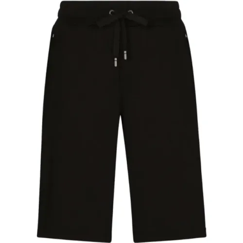 Cotton Jersey Sweat Shorts , male, Sizes: XL - Dolce & Gabbana - Modalova
