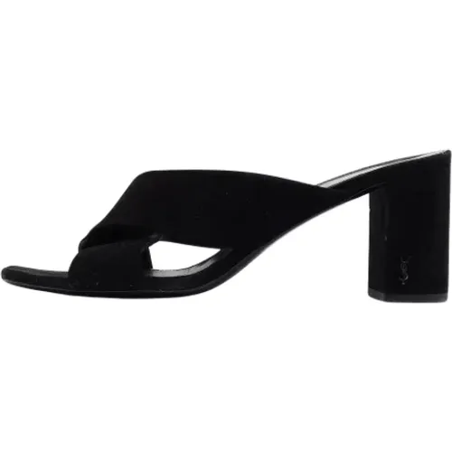 Pre-owned Leather sandals , female, Sizes: 8 UK - Yves Saint Laurent Vintage - Modalova