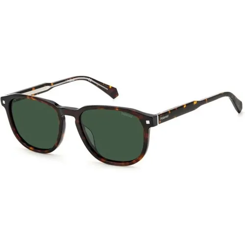 Stylische Sonnenbrille in grünem Farbton , Herren, Größe: 55 MM - Polaroid - Modalova