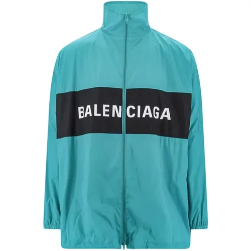 Windbreaker Jacket Stylish Comfortable , male, Sizes: XS, S - Balenciaga - Modalova