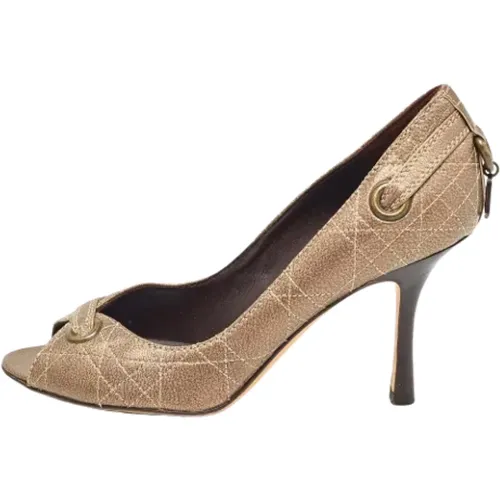 Pre-owned Leather heels , female, Sizes: 4 1/2 UK - Dior Vintage - Modalova