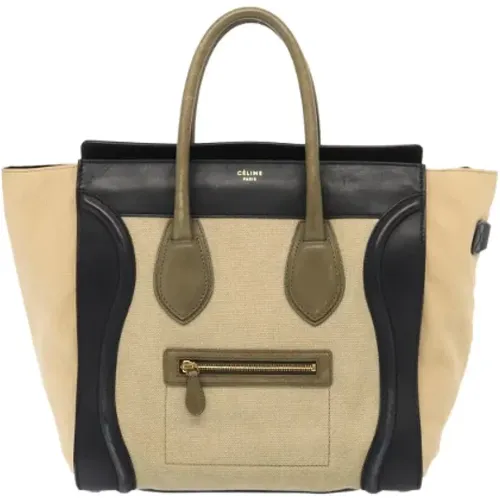 Pre-owned Canvas handbags , female, Sizes: ONE SIZE - Celine Vintage - Modalova