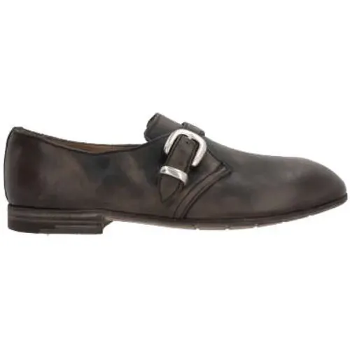 Leather Monk Strap Shoes , male, Sizes: 9 UK, 8 UK, 11 UK, 6 UK, 10 UK, 7 UK - Premiata - Modalova