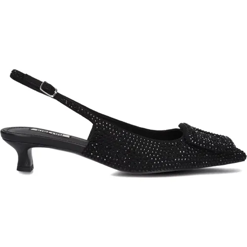 Elegante Schwarze Slingbacks für Frauen , Damen, Größe: 39 EU - Bibi Lou - Modalova