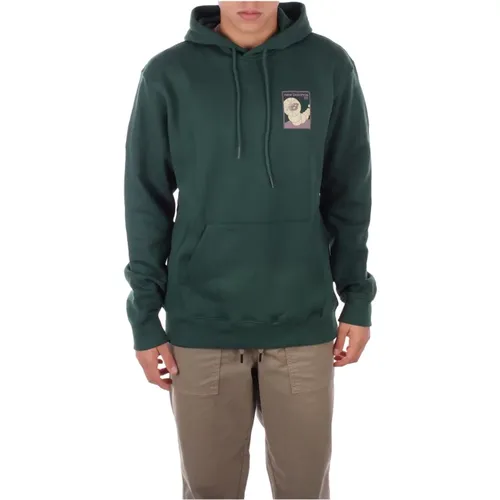 Grüner Logo Hoodie Pullover - New Balance - Modalova