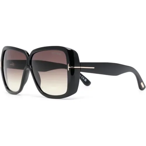 Schwarze Sonnenbrille für den täglichen Gebrauch - Tom Ford - Modalova