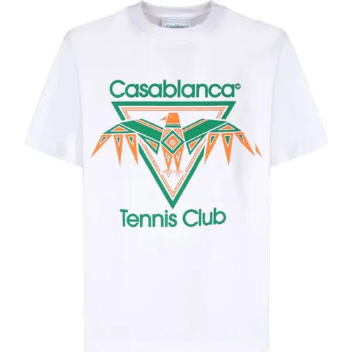 Mens Clothing T-Shirts Polos Ss24 , male, Sizes: L, M, 2XL, XL, S - Casablanca - Modalova