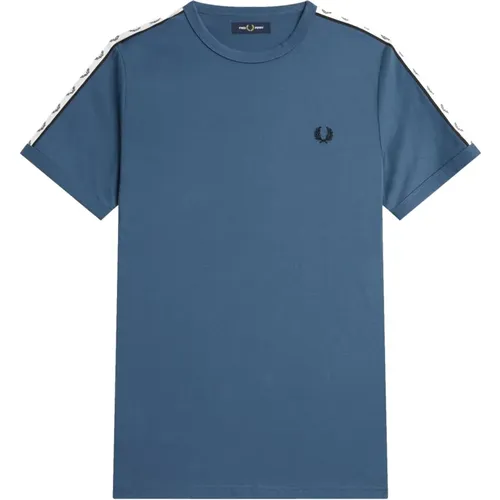 Ringer T-Shirt Midnight Style M4620 , Herren, Größe: 2XL - Fred Perry - Modalova