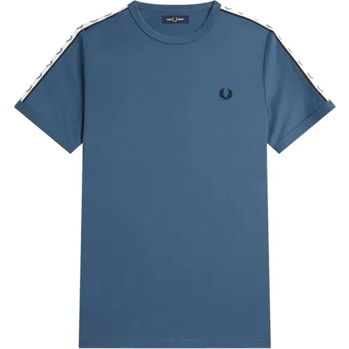 Ringer T-Shirt Midnight Style M4620 , male, Sizes: XL, 2XL, M - Fred Perry - Modalova