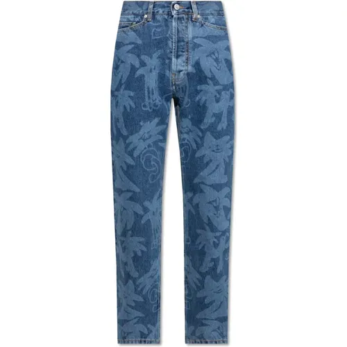 Gerade geschnittene Jeans , Herren, Größe: W32 - Palm Angels - Modalova