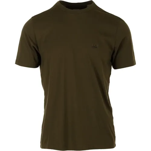 Jersey Logo T-Shirt Collection , male, Sizes: L, XL, M, S - C.P. Company - Modalova