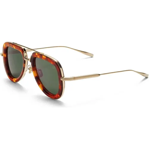 Aviator Sunglasses Honey Tortoise Light Gold , female, Sizes: ONE SIZE - Valentino - Modalova