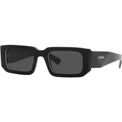 Square Sunglasses with Grey Lenses , male, Sizes: 53 MM - Prada - Modalova