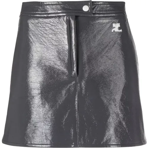 Vinyle reedition skirt , female, Sizes: S - Courrèges - Modalova