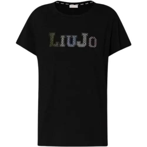 Classic T-Shirt , female, Sizes: 2XS, XS - Liu Jo - Modalova