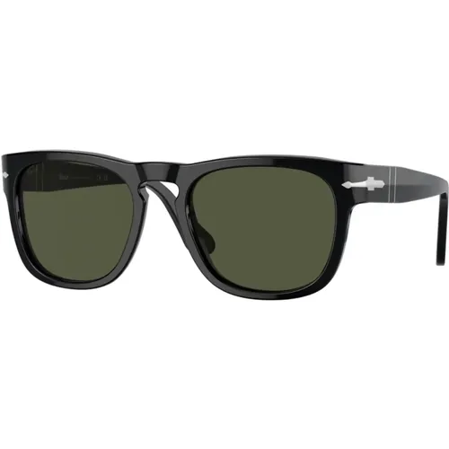 Elio Sonnenbrille,Schwarze Sonnenbrille mit Originalzubehör - Persol - Modalova