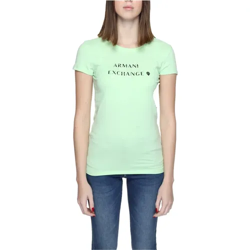 T-Shirts , female, Sizes: S, L, XL, XS, M - Armani Exchange - Modalova