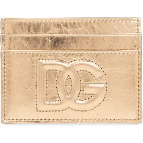 Card holder with logo , female, Sizes: ONE SIZE - Dolce & Gabbana - Modalova