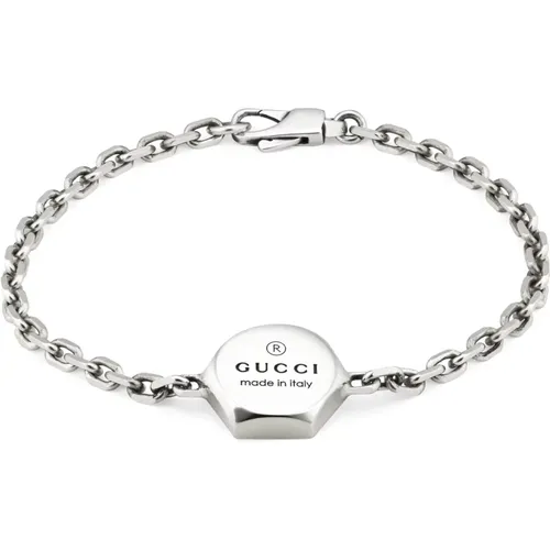 Sterlingsilber Armband mit Markenanhänger - Gucci - Modalova