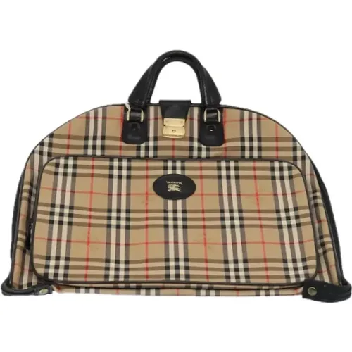 Pre-owned Canvas travel-bags , female, Sizes: ONE SIZE - Burberry Vintage - Modalova