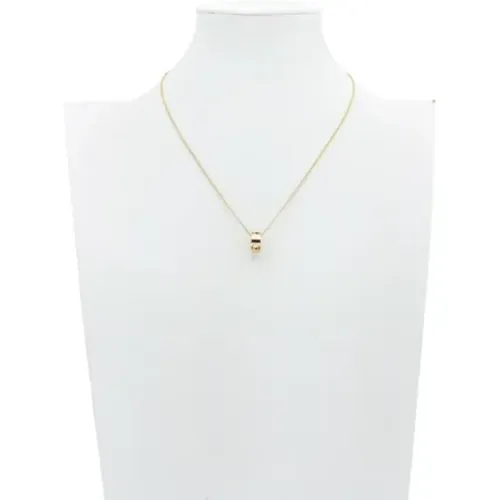 Pre-owned Gold necklaces , female, Sizes: ONE SIZE - Louis Vuitton Vintage - Modalova