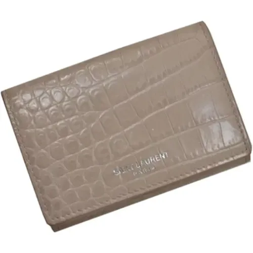 Pre-owned fabric wallet , female, Sizes: ONE SIZE - Saint Laurent Vintage - Modalova