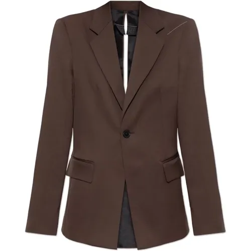 Blazer mit Cutout - MM6 Maison Margiela - Modalova