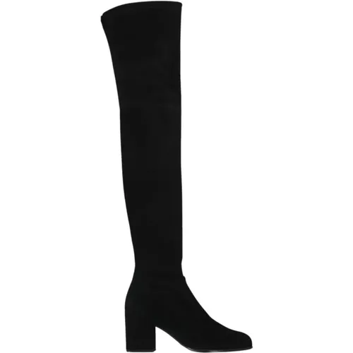 Elegant Suede Over-Knee Boots , female, Sizes: 5 UK, 3 UK, 2 1/2 UK, 1 1/2 UK, 3 1/2 UK - Stuart Weitzman - Modalova