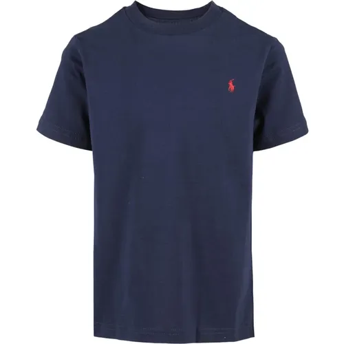 Lässiges Baumwoll T-Shirt , Herren, Größe: M - Polo Ralph Lauren - Modalova