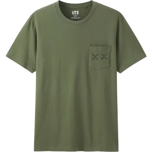 Limitierte Auflage Tasche Tee Olive , Herren, Größe: S - Kaws - Modalova