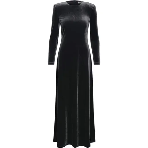 Elegantes Langes Schwarzes Kleid , Damen, Größe: S - InWear - Modalova