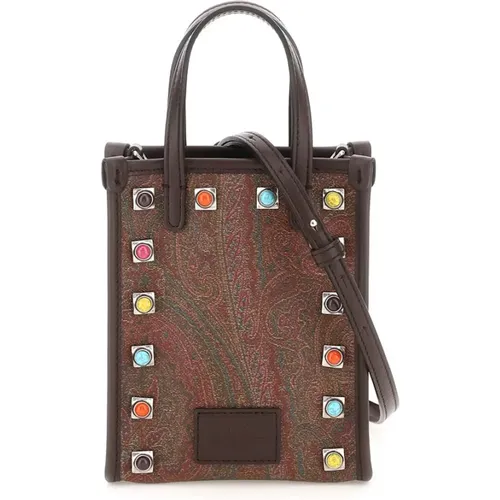 Studded Mini Shopping Bag Etro - ETRO - Modalova