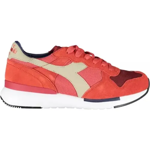 Pink Leather Blend Sneakers , female, Sizes: 3 UK, 3 1/2 UK - Diadora - Modalova