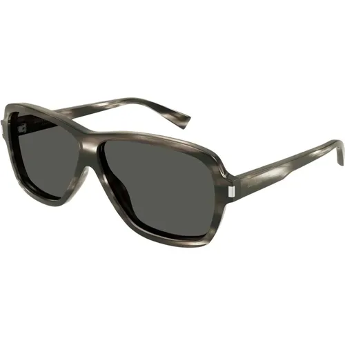 Sl609 Carolyn Sunglasses Black , unisex, Sizes: 62 MM - Saint Laurent - Modalova