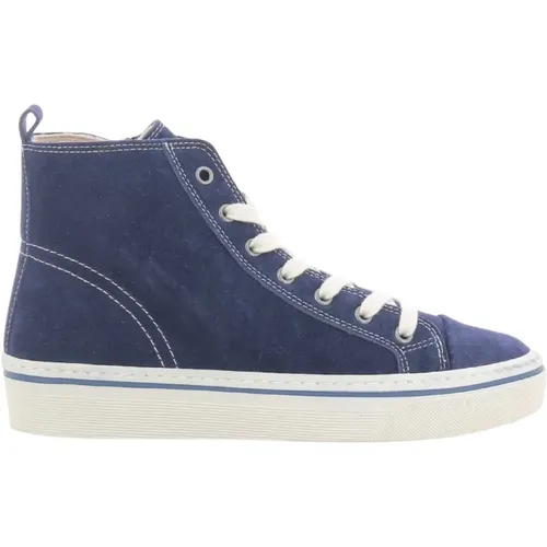 Stilvolle Damensneakers Blau 33.660 , Damen, Größe: 43 EU - Gabor - Modalova