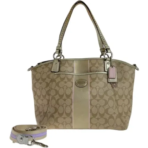 Pre-owned Canvas shoulder-bags , female, Sizes: ONE SIZE - Coach Pre-owned - Modalova