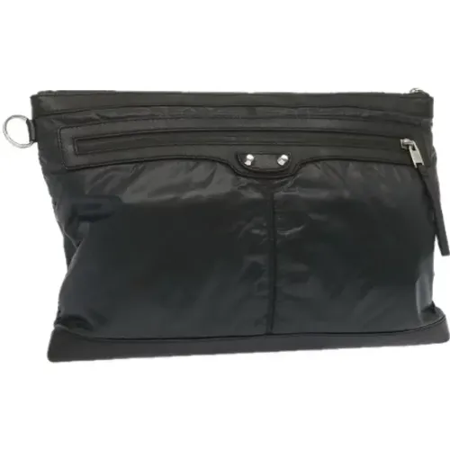 Pre-owned Leather clutches , female, Sizes: ONE SIZE - Balenciaga Vintage - Modalova