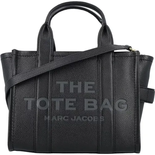 Schwarze Leder Mini Tote Handtasche - Marc Jacobs - Modalova