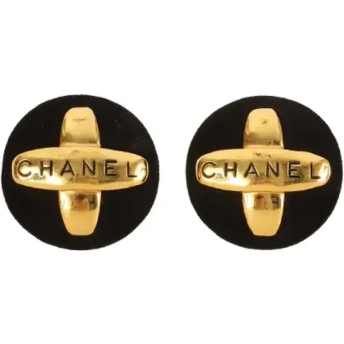 Pre-owned Fabric earrings , female, Sizes: ONE SIZE - Chanel Vintage - Modalova